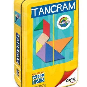 Tangram – fémdobozos kép