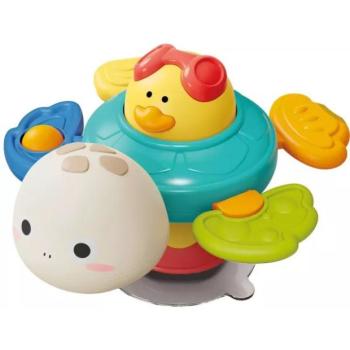 Tapadókorongos teknősbéka fürdőjáték hanggal – 15 cm kép