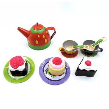 Teaparti készlet, fém kép