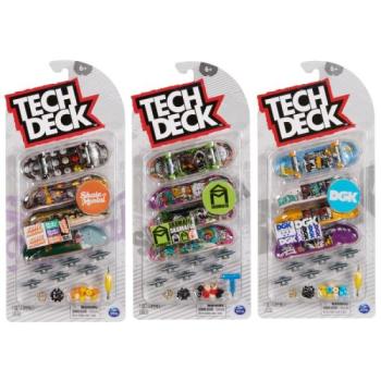 Tech Deck: 4-es ujjgördeszka csomag - többféle kép