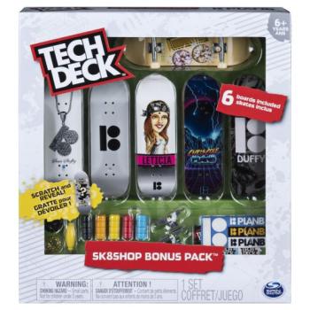 Tech Deck: Ujjgördeszka válogatás - 6 db-os, többféle kép