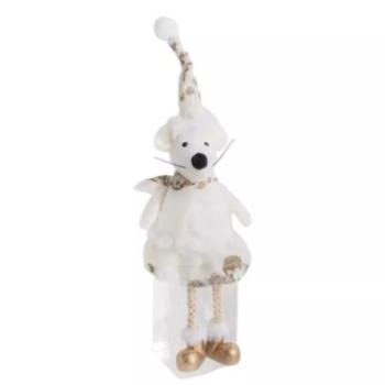 Téli egér dekoráció - 24 cm kép