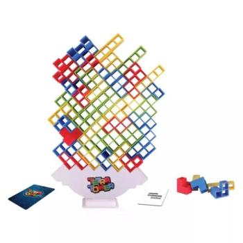 Tetra torony egyensúlyozó társasjáték kép