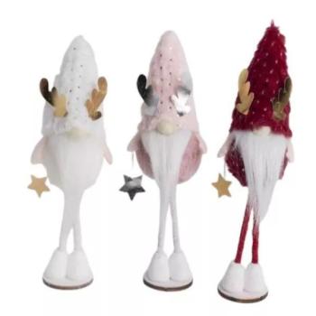 Textil manó dekoráció talapzaton, 24 cm - többféle kép