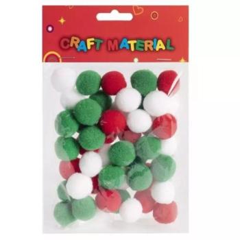 Textilgolyók, 2 cm - 48 db-os kép