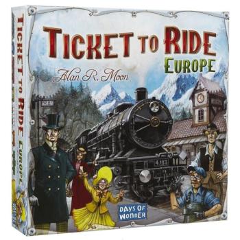 Ticket to Ride Europe - vasúti társasjáték kép