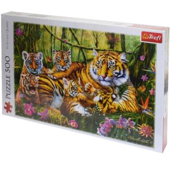 Tigris család 500db-os puzzle - Trefl kép