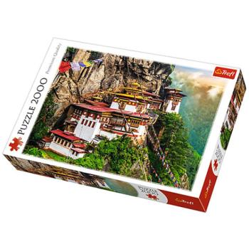 Tigris fészek, Buthan puzzle 2000db-os - Trefl kép