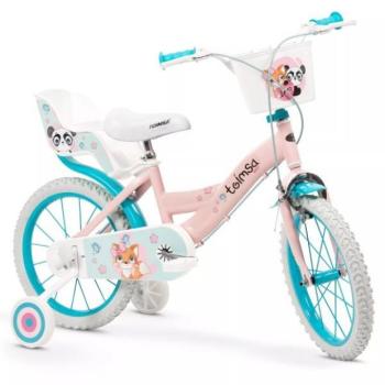 Toimsa: Cuddly gyerek kerékpár babaüléssel és kosárral - 16&#039; kép