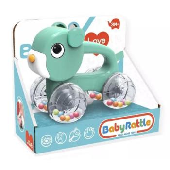 Tologatható mackó zörgő golyókkal - többféle kép