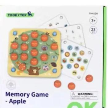 Tooky Toy: Almafa memóriajáték cserélhető lapokkal kép