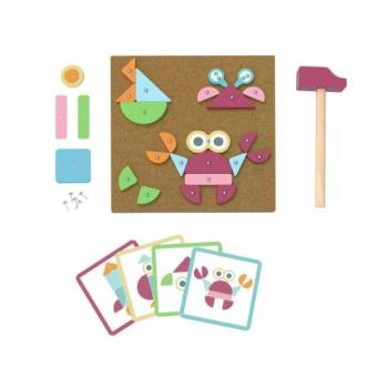 Tooky Toy: Fa barkácsjáték alaplappal kép