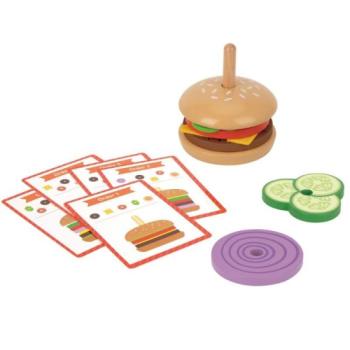 Tooky Toy: Hamburgerkészítő építőjáték, fa kép