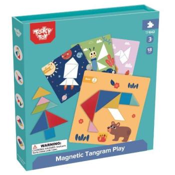 Tooky Toy: Mágneses tangram képkirakó kép