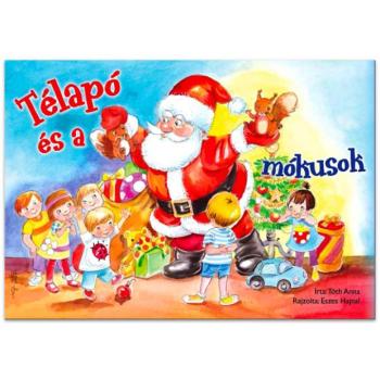 Tóth Anna: Télapó és a mókusok kifestő kép