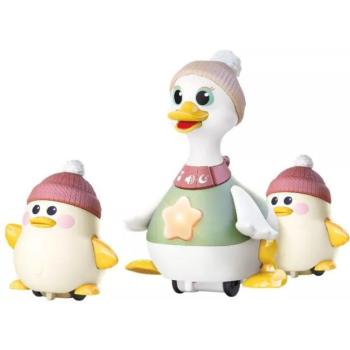 Totyogó és hápogó kacsacsalád kép