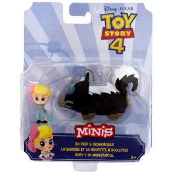 Toy Story 4: Bo Peep karakter és borzmobilja mini figuraszett - Mattel kép