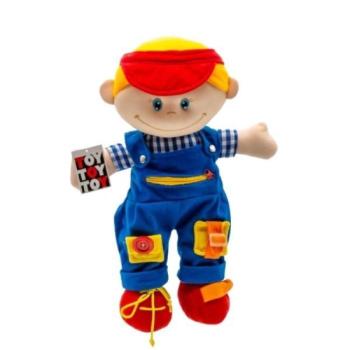 ToyToyToy: Timo, a tanuló rongybaba - 45 cm kép