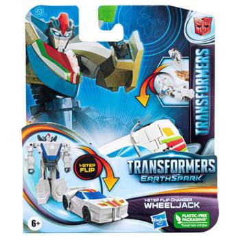 Transformers Earthspark egylépésben átalakuló Wheeljack figura 10cm - Hasbro kép