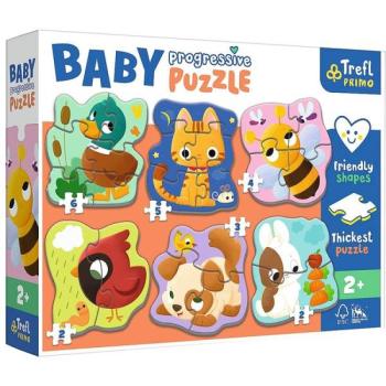 Trefl Baby: Állatok puzzle szett kép