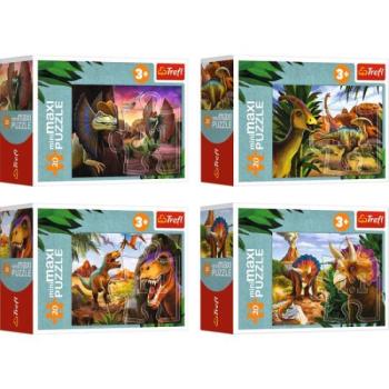 Trefl: Dinoszaurusz világ minimaxi puzzle - 20 darabos, többféle kép