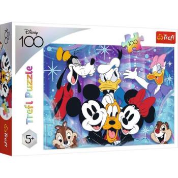 Trefl: Disney 100. évforduló, Vidámság puzzle - 100 darabos kép