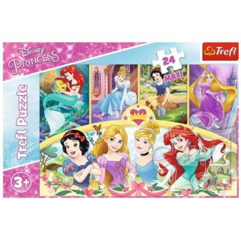 Trefl: Disney hercegnők - Az emlékek varázsa Maxi puzzle - 24 darabos kép