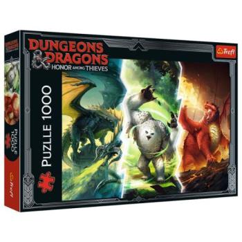 Trefl: Dungeons &amp; Dragons Honor Among Thieves puzzle - 1000 darabos kép