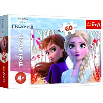 Trefl: Jégvarázs 2. Anna és Elsa elvarázsolt világa - 60 darabos puzzle kép