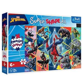 Trefl Junior: Super Shape XL Pókember - 160 darabos puzzle kép