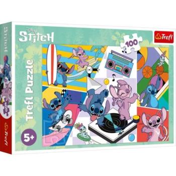 Trefl: Lilo&amp;Stitch, Party time - 100 darabos puzzle kép
