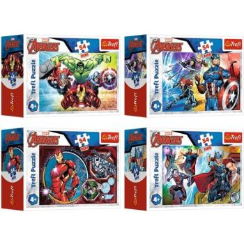 Trefl: Marvel Bosszúállók mini puzzle - 54 darabos, többféle kép