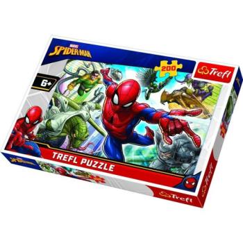 Trefl: Marvel Pókember született hősök puzzle - 200 darabos kép