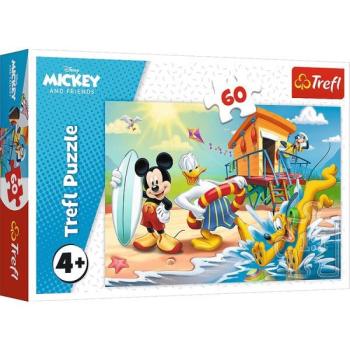 Trefl: Mickey egér izgalmas napja puzzle - 60 darabos kép