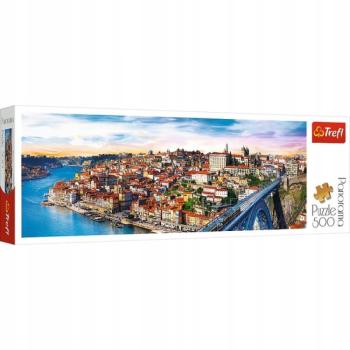 Trefl: Porto, Portugália panoráma puzzle - 500 darabos kép