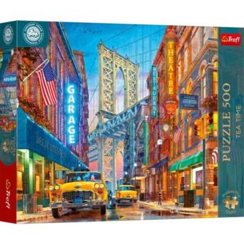 Trefl Premium Plus: European Puzzle Championship New York - 500 darabos puzzle kép