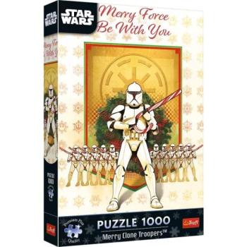Trefl Premium Plus: Star Wars, Klónok karácsonya puzzle - 1000 darabos kép