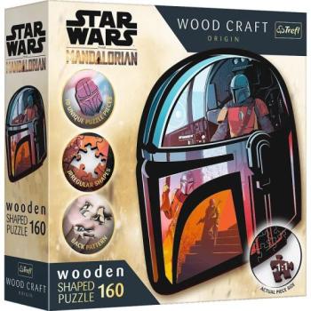 Trefl Puzzle Wood Craft: Star Wars, A Mandalóri - 160 darabos puzzle fából kép