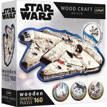 Trefl Puzzle Wood Craft: Star Wars, Millenium Falcon - 160 darabos puzzle fából kép