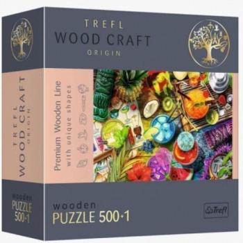 Trefl Puzzle Wood Craft: Színes koktélok – 500+1 darabos puzzle fából kép