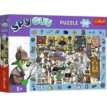 Trefl: Spy Guy Múzeum nyomozós képkereső puzzle - 100 darabos kép