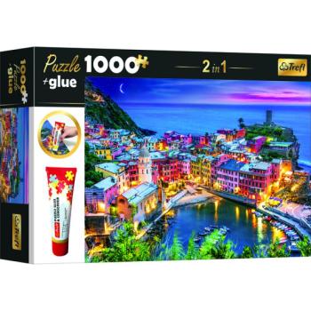 Trefl: Tengeri kilátás puzzle - 1000 darabos + ragasztó kép