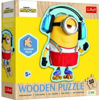 Trefl Wooden: Őrült Minyon puzzle fából - 50 darabos kép