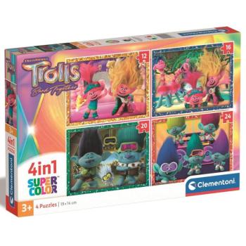 Trollok 4 az 1-ben Super color puzzle - Clementoni kép