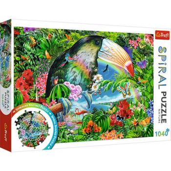 Trópusi állatok Spiral puzzle 1040db-os - Trefl kép