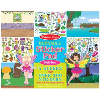 Tündérek újrahasználható matrica szett - Melissa & Doug kép