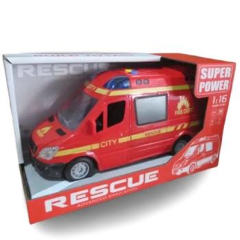Tűzoltóautó fény- és hanghatásokkal, 1:16 kép