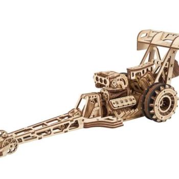 UGEARS Dragster mechanikus modell kép