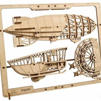 UGEARS Léghajó 2.5D puzzle kép