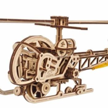 UGEARS Mini helikopter - mechanikus modell kép